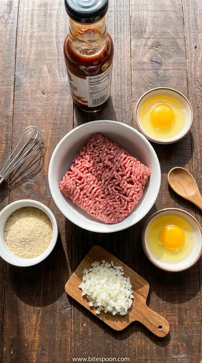 Easy Party Meatballs: Perfect Appetizer Recipe - ingredients preparation