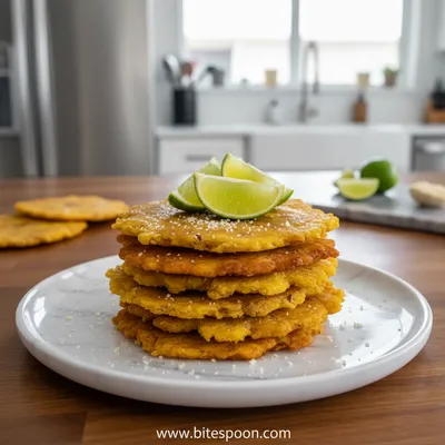 Crispy Patacones (Tostones) Snack Recipe