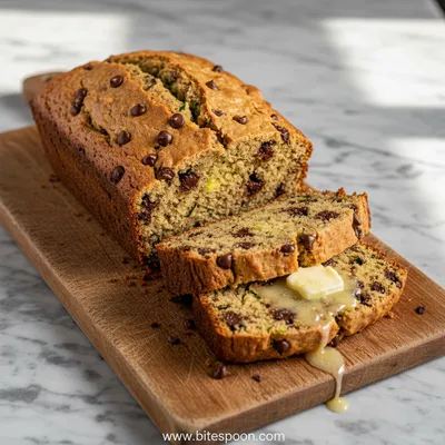 Peanut Butter Chocolate Chip Zucchini Bread