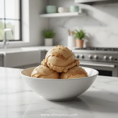 Peanut Butter Ice Cream in Ninja Creami