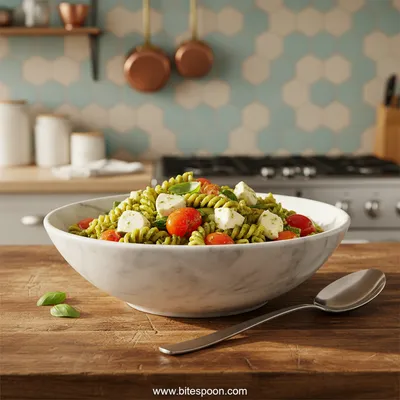 Pesto Pasta Salad - Fresh Quick & Easy Recipe