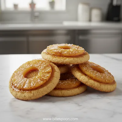 Pineapple Upside Down Sugar Cookies