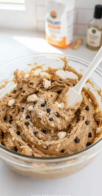 Protein Cookie Dough Recipe - ingredients preparation