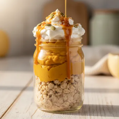 Pumpkin Cheesecake Overnight Oats – Quick & Easy Breakfast