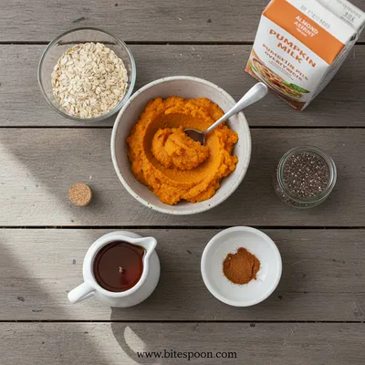 Pumpkin Pie Overnight Oats With Chia Recipe - cooking process