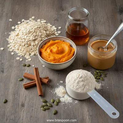 Pumpkin Protein Balls - Gluten-Free Vegan Snack - cooking process