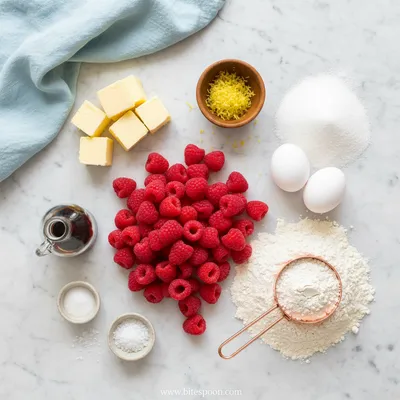 Raspberry Lemon Cookies - cooking process
