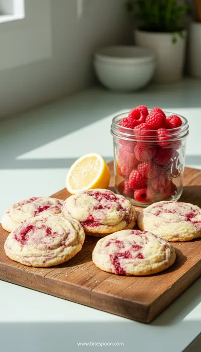 Raspberry Lemon Cookies