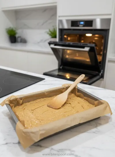 Copycat Reese’s Peanut Butter Protein Bars - ingredients preparation