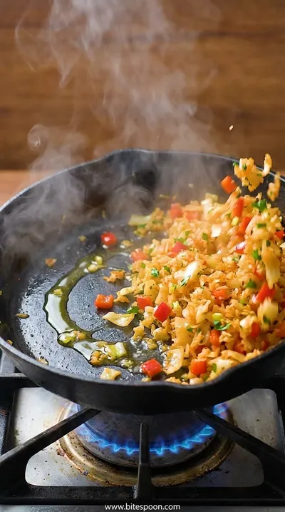Riced Cabbage Recipe: Quick & Easy Side Dish - cooking process