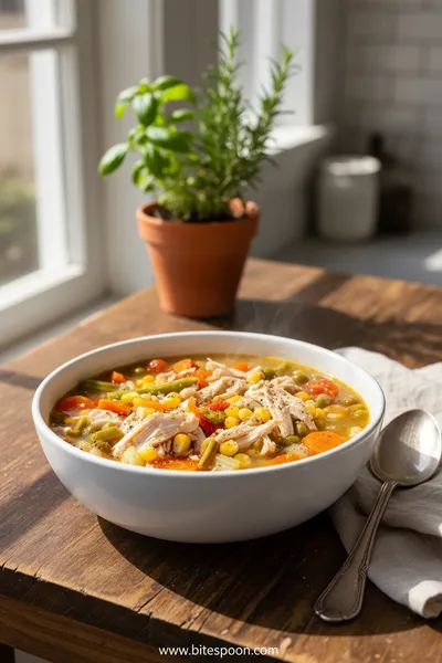 Rotisserie Chicken Vegetable Soup Recipe