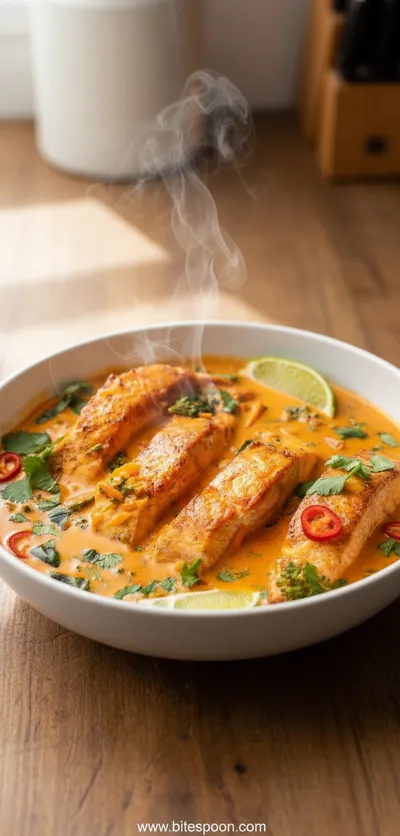 Salmon Coconut Curry – Thai Inspired Recipe