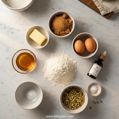 Salted Honey Pistachio Cookies - cooking process