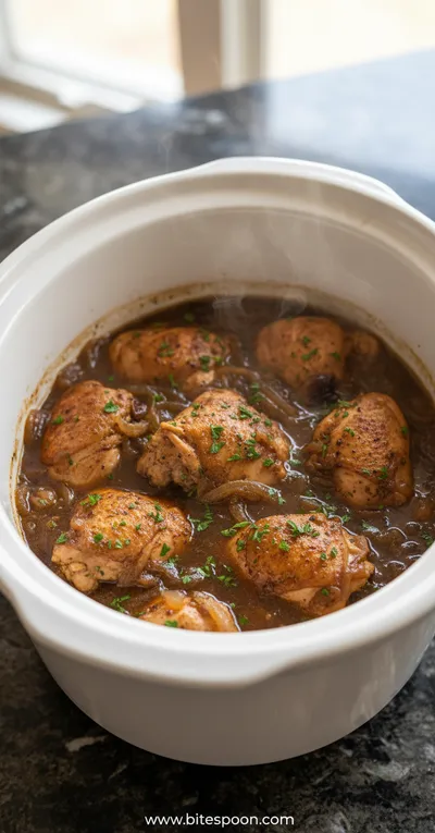 Savory Slow-Cooked Crockpot Chicken Recipe - ingredients preparation