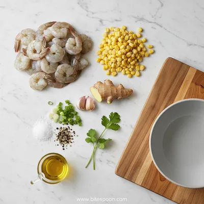 Shrimp and Corn Soup Recipe - cooking process