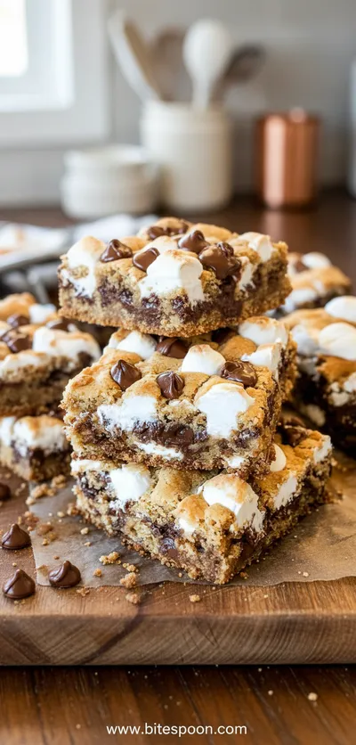 Smores Cookie Bars – Quick, Chewy Treat