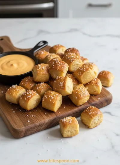 Homemade Soft Pretzel Bites Recipe