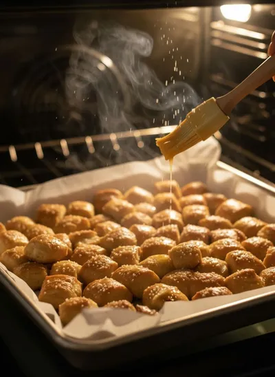 Homemade Soft Pretzel Bites Recipe - ingredients preparation