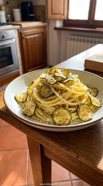 Spaghetti Alla Nerano: Italian Courgette Pasta Recipe