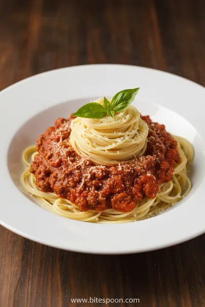 Simple Spaghetti and Meat Sauce Recipe - ready to serve