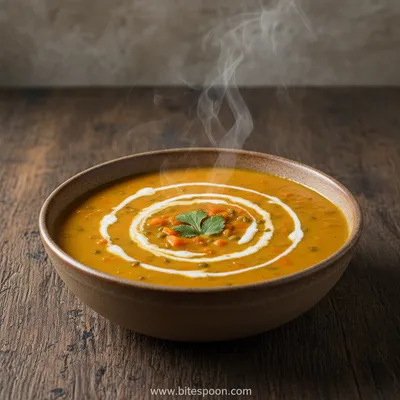 Spiced Carrot and Lentil Soup Recipe