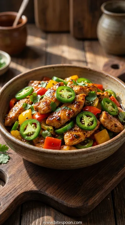Spicy Jalapeño Chicken Stir-Fry Recipe - Quick & Easy