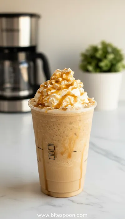 Starbucks Caramel Ribbon Crunch Frappuccino