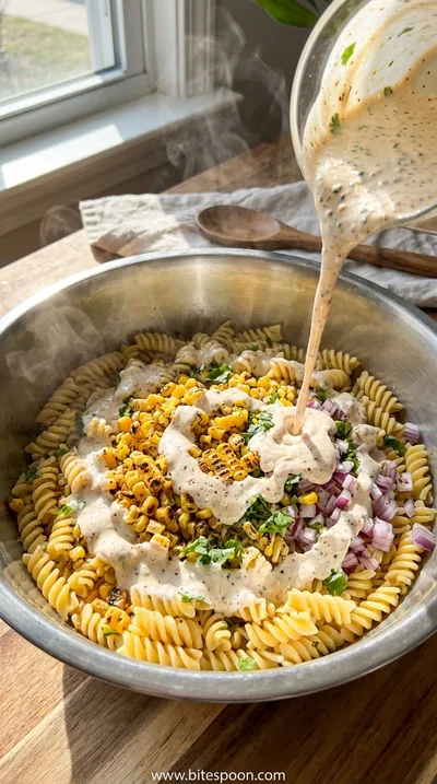 Street Corn Pasta Salad: Amazing Recipe - cooking process