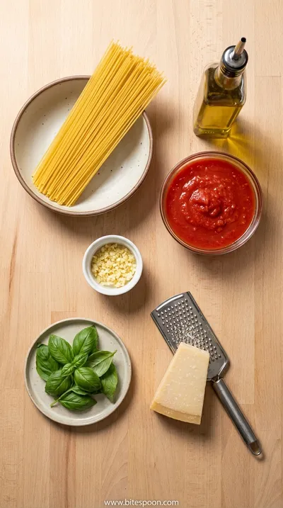 TikTok Spaghetti: Viral Pasta Recipe - ingredients preparation