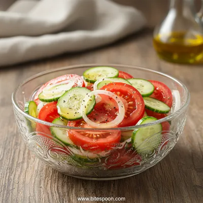 Tomato, Cucumber, and Onion Salad – Fresh & Simple