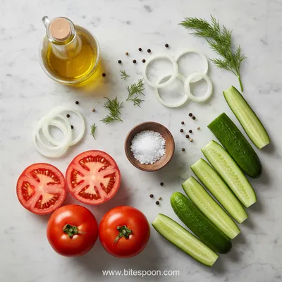 Tomato, Cucumber, and Onion Salad – Fresh & Simple - cooking process