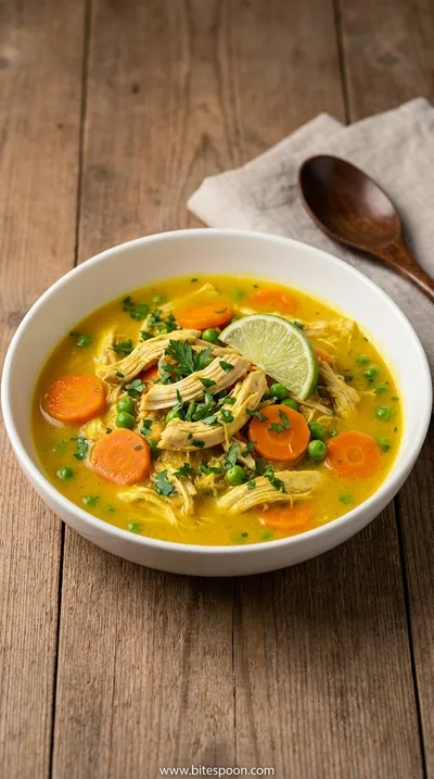 Turmeric Chicken Soup: Anti-Inflammatory Healing Recipe - ready to serve