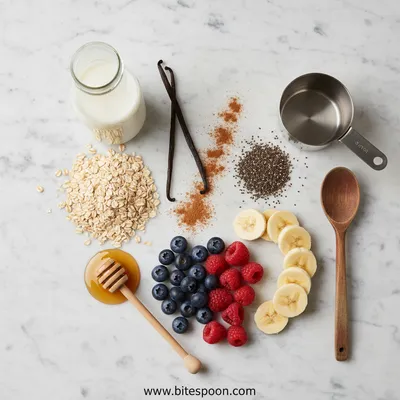 Vanilla Overnight Oats Recipe - cooking process