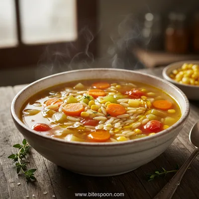 Vegetable Orzo Soup