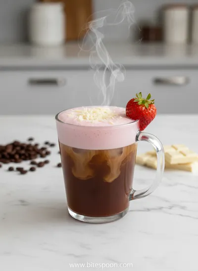 White Chocolate Strawberry Coffee