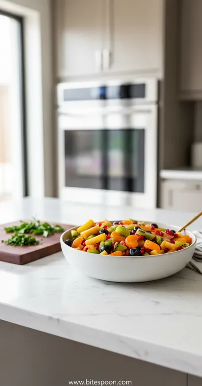 Winter Fruit Salad With Lime Dressing