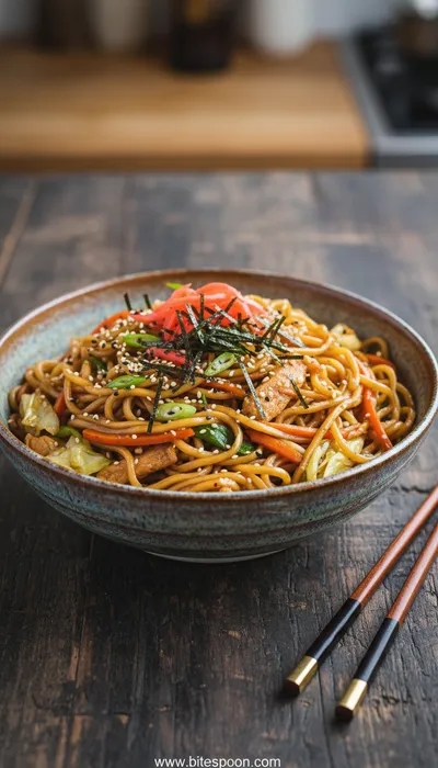 Yakisoba Recipe - ready to serve