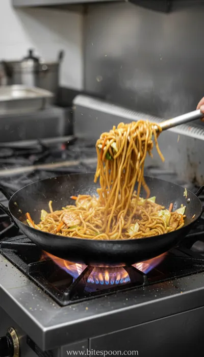 Yakisoba Recipe - ingredients preparation