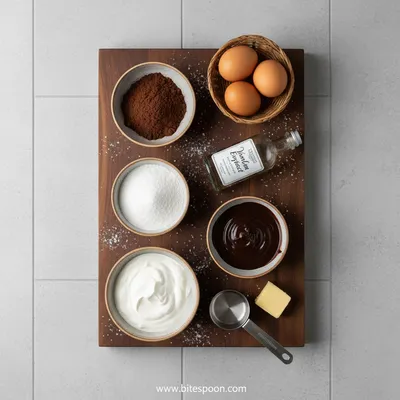 Zero Sugar Brownies with Greek Yogurt - cooking process