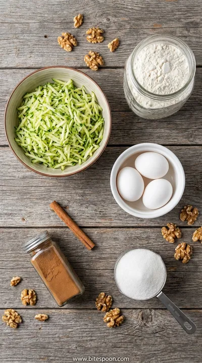 Best Recipe for Zucchini Bread: Easy & Delicious - ingredients preparation