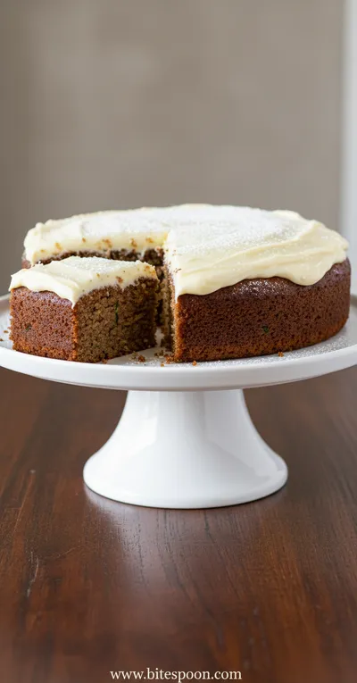 Zucchini Cake Recipe - ready to serve