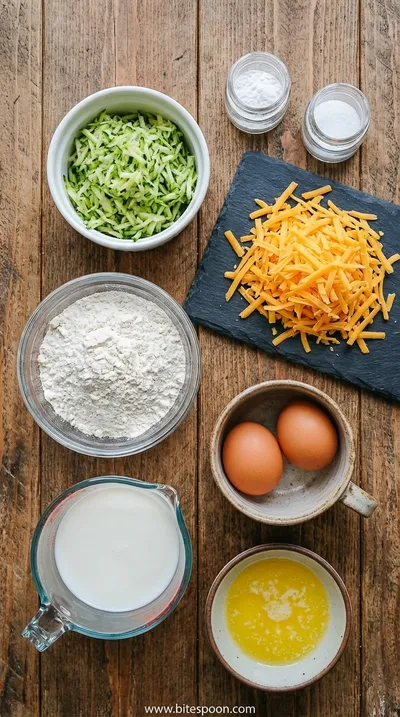 Zucchini Cheddar Quick Bread: Easy Garden Recipe - ingredients preparation